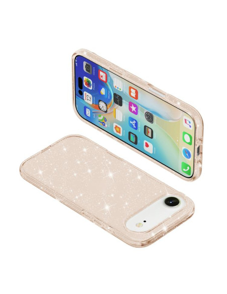 Cover iPhone Air Antiurto Glitterato Oro | Melacompro