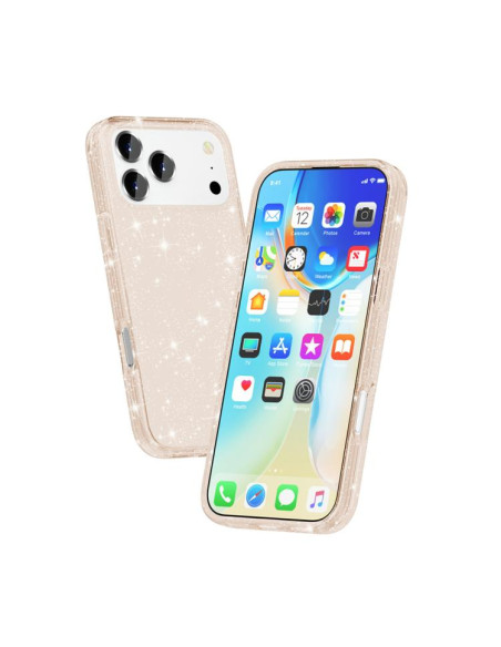 Cover iPhone 17 Pro Max Glitterato Oro | Melacompro