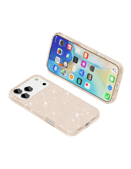 Cover iPhone 17 Pro Max Glitterato Oro | Melacompro