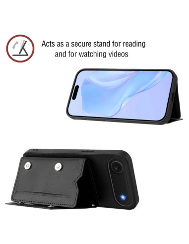 Cover iPhone Air Metallo Argento Nero | Melacompro