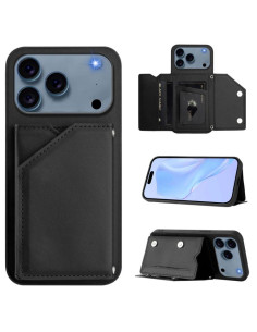 Cover iPhone 17 Pro Max Metallo Triple-Proof Argento Nero