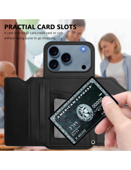 Cover iPhone 17 Pro Max Metallo Argento Nero | Melacompro