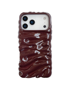 Cover iPhone 17 Pro Max TPU Ibrida Guscio Oceano Wine Rosso