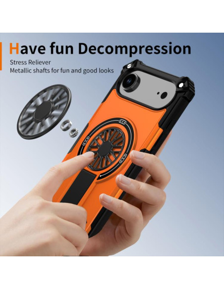 Cover iPhone Air Antiurto MagSafe Arancione | Melacompro