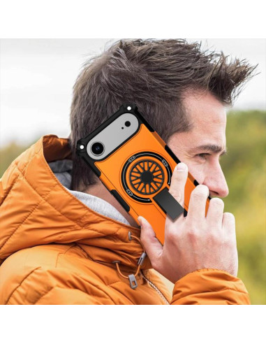 Cover iPhone Air Antiurto MagSafe Arancione | Melacompro