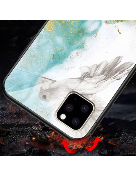 Cover iPhone 11 Marmo Glass TPU | Melacompro