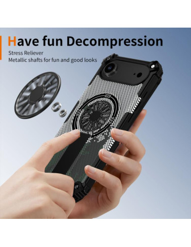 Cover iPhone Air Mimetico MagSafe Nero | Melacompro