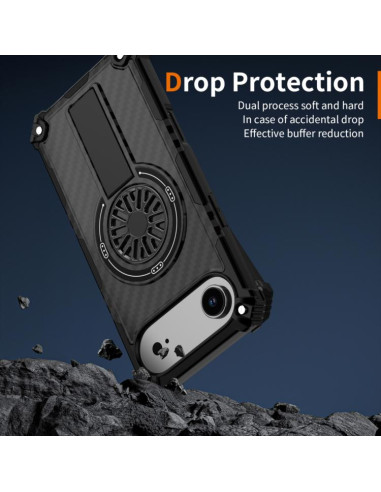 Cover iPhone Air Mimetico MagSafe Nero | Melacompro