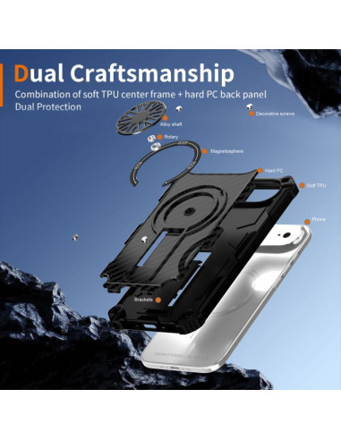 Cover iPhone Air Mimetico MagSafe Nero | Melacompro