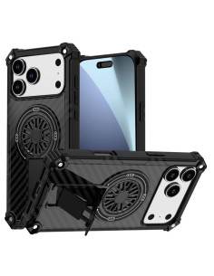 Cover iPhone 17 Pro Max MagSafe Mimetico Nero