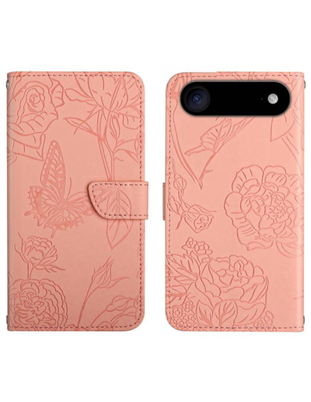 Cover iPhone Air Pelle Farfalla Rosa | Melacompro