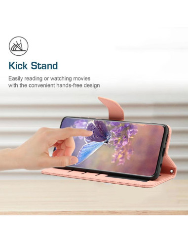 Cover iPhone Air Pelle Farfalla Rosa | Melacompro