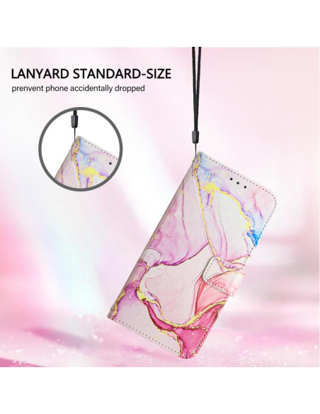 Cover iPhone Air Pelle Marmo Oro Rosa Rose Oro | Melacompro