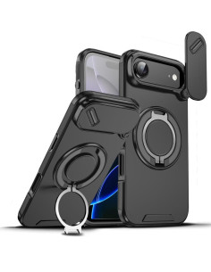 Cover iPhone Air Camshield Ring Holder Nero