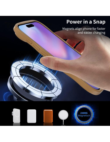 Cover iPhone Air MagSafe Marrone | Melacompro