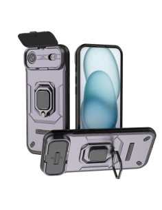 Cover iPhone Air TPU + PC Antiurto Camshield Viola