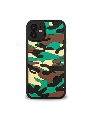 Cover iPhone 11 Pro Silicone Nero Verde | Melacompro