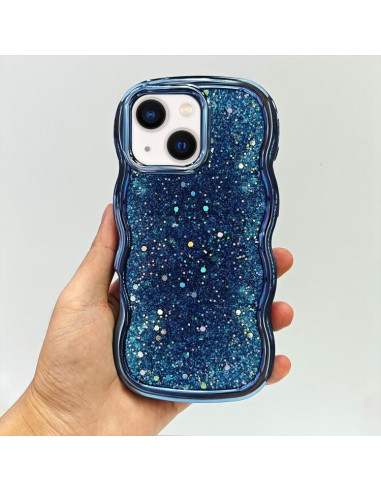 Cover iPhone 15 Pro Reticolo Glitterato | Melacompro