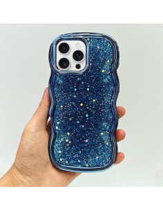 Cover iPhone 16 Pro Max TPU Glitterato Sfumato