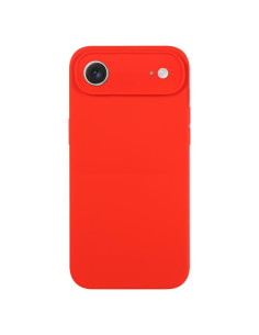 Cover iPhone Air Silicone Liquido Verde Scuro Rosso