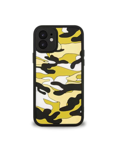 Cover iPhone 11 Pro Silicone Nero Giallo | Melacompro