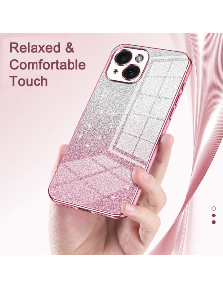 Cover iPhone 17 Pro Rosa Glitterato | Melacompro