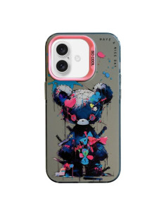 Cover iPhone Air PC + TPU Pittura a Olio Panda Rosso