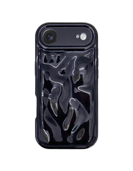 Cover iPhone Air TPU Argento Nero | Melacompro