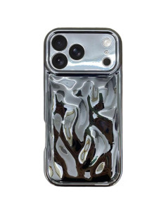 Cover iPhone 17 Pro TPU Texture Meteorite Argento