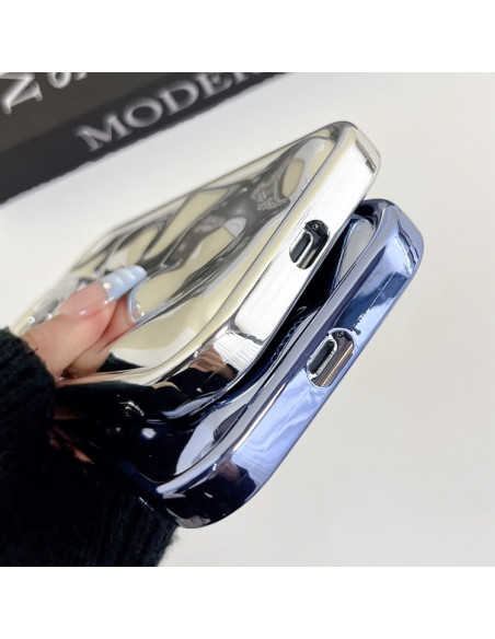 Cover iPhone 17 Pro TPU Texture Meteorite Argento | Melacompro