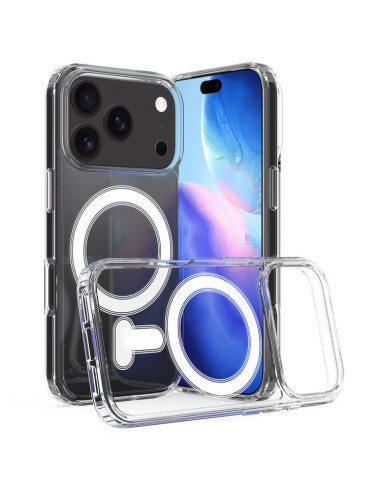 Cover iPhone 17 Pro PC TPU Trasparente MagSafe