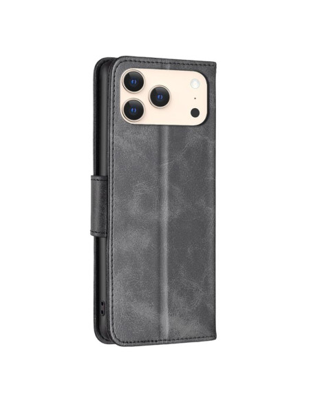 Cover iPhone 17 Pro Pelle Nero | Melacompro