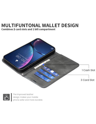 Cover iPhone 17 Pro Pelle Nero | Melacompro