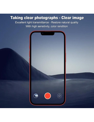 Protezione Lente iPhone 16E Argento Nero | Melacompro