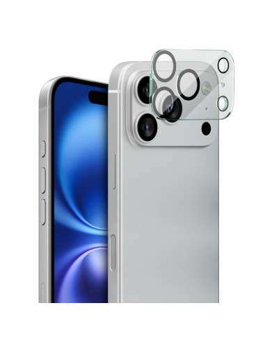 Protettore Lente iPhone 17 Pro Max Argento Nero | Melacompro