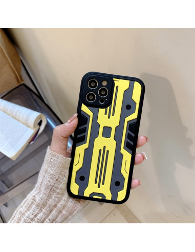 Cover iPhone 12 Pro Antiurto PC TPU Giallo | Melacompro