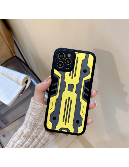 Cover iPhone 12 Pro Antiurto PC TPU Giallo | Melacompro
