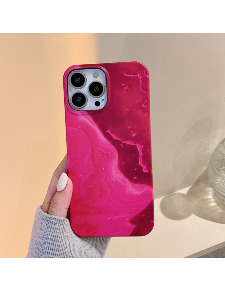 Cover iPhone 12 PC+TPU Marmo Rosso | Melacompro