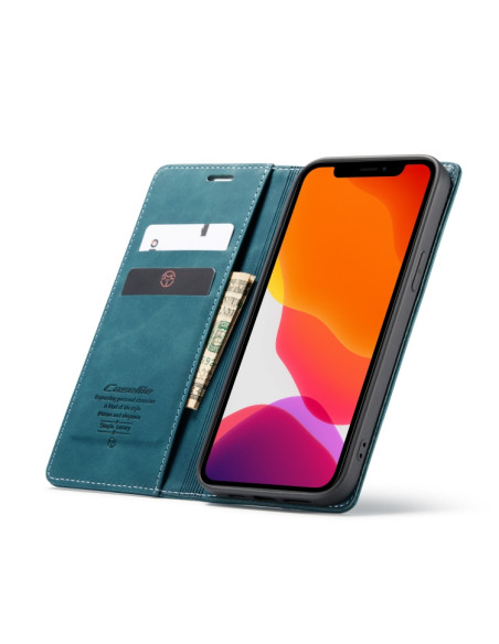 Cover iPhone 12 Pro Max Pelle Blu | Melacompro