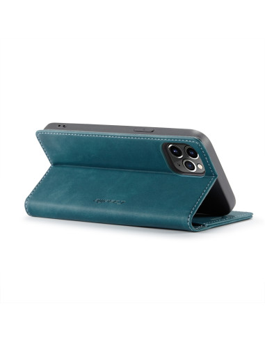 Cover iPhone 12 Pro Max Pelle Blu | Melacompro