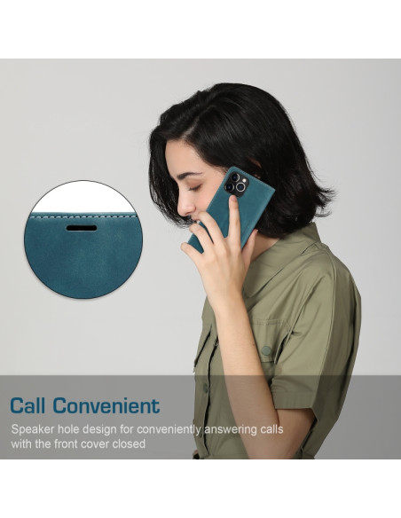 Cover iPhone 12 Pro Max Pelle Blu | Melacompro