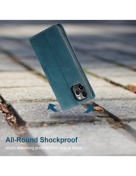 Cover iPhone 12 Pro Max Pelle Blu | Melacompro