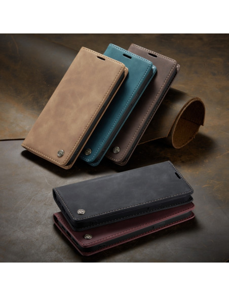 Cover iPhone 12 Pro Max Pelle Blu | Melacompro