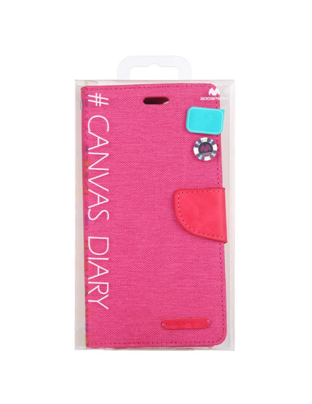 Cover iPhone 12 Pro Max Pelle Blu Rose Rosso | Melacompro