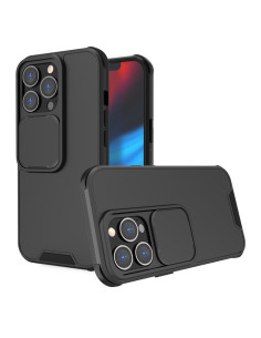 Cover iPhone 13 TPU + PC Antiurto Nero