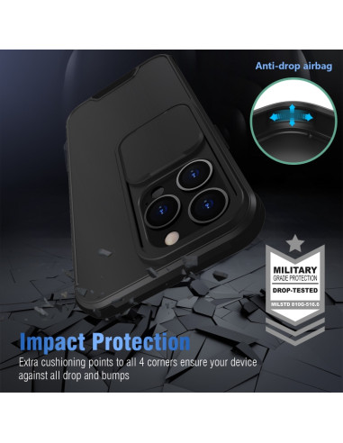 Cover iPhone 13 TPU PC Nero | Melacompro