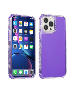 Cover iPhone 13 TPU + PC Antiurto Viola
