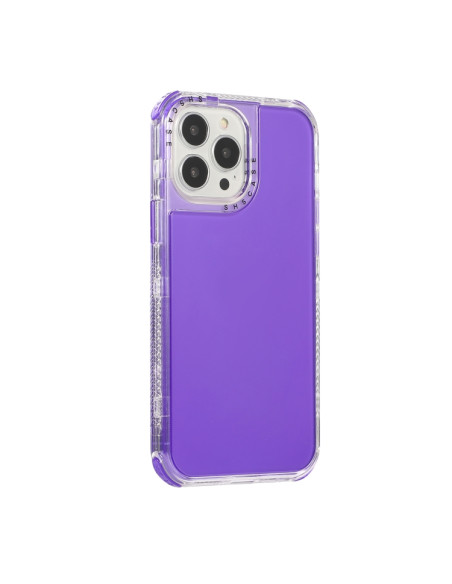 Cover iPhone 13 Pro TPU + PC Antiurto Viola | Melacompro