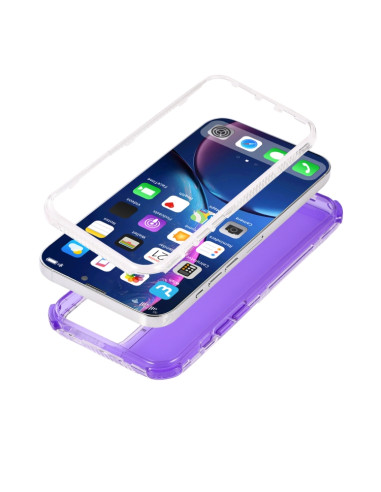 Cover iPhone 13 Pro TPU + PC Antiurto Viola | Melacompro