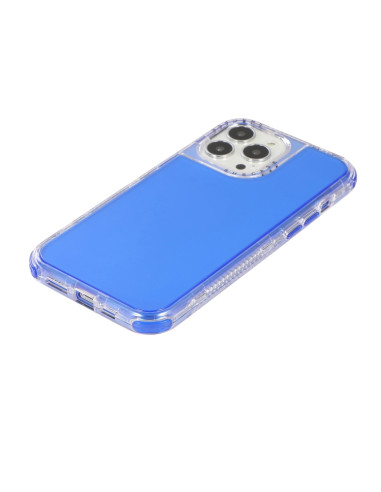 Cover iPhone 13 Pro TPU + PC Antiurto Viola Blu | Melacompro